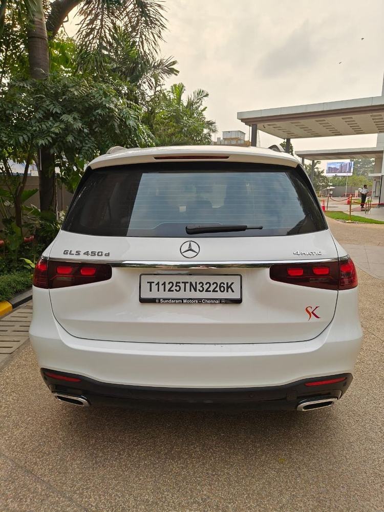Mercedes-Benz GLS 450 rear view – Om Shakthi Travels, Chennai