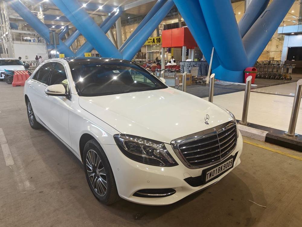 Mercedes-Benz S-Class at Chennai airport