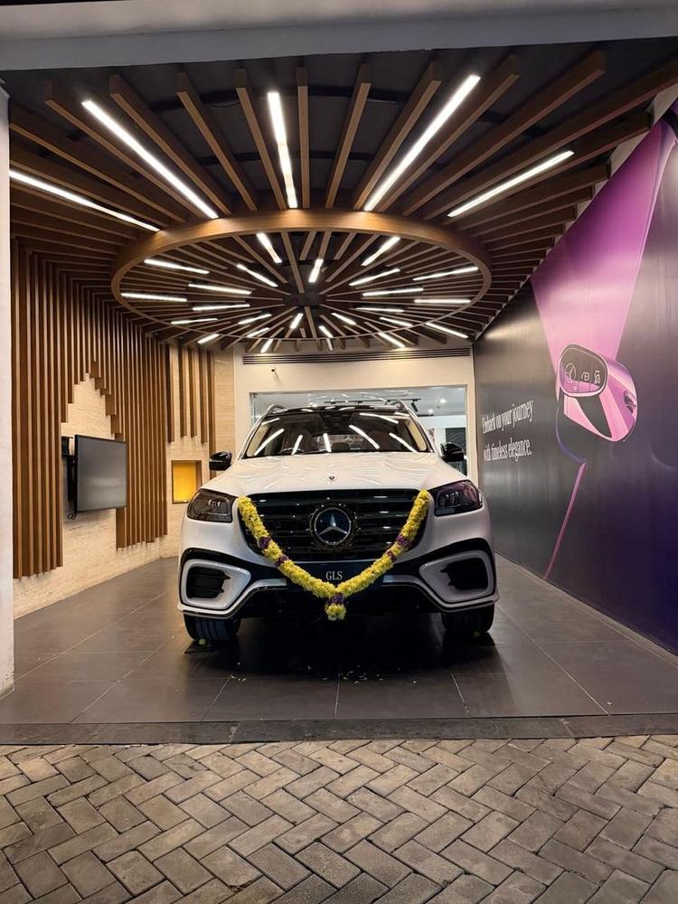 Our new Mercedes-Benz SUV on delivery day – Om Shakthi Travels, Chennai
